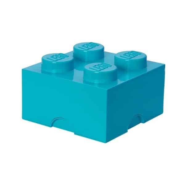 Lego - Storage Brick 4 - Azul turquesa