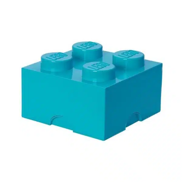 Lego - Storage Brick 4 - Azul Turquesa 1 Lego - Storage Brick 4 - Azul turquesa
