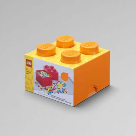 Lego - Storage Brick 4 Laranja