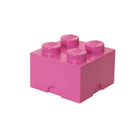 Lego Storage Brick 4 - Rosa