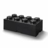 Lego - Storage Brick 8 - Preta