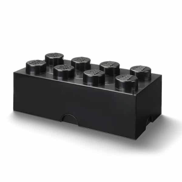 Lego - Storage Brick 8 - Preta