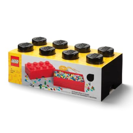 Lego - Storage Brick 8 - Preta