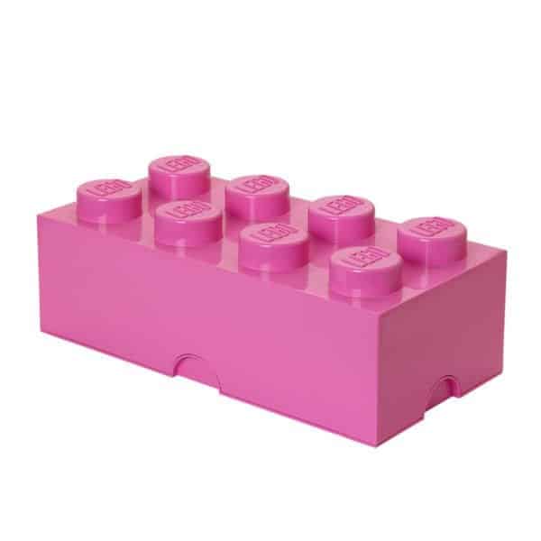 Lego - Storage Brick 8 - Rosa