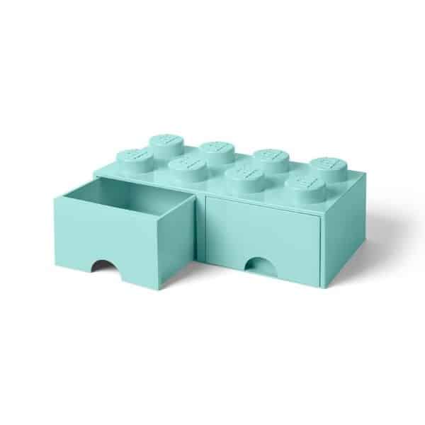 Lego - Storage Brick Drawer 8 - Aqua