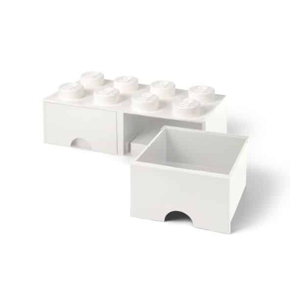 Lego - Storage Brick Drawer 8 - Branco