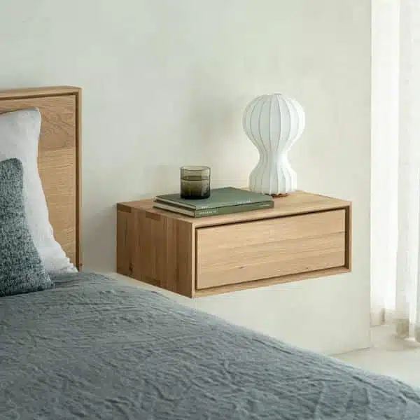 Ethnicraft - Mesa de Cabeceira - Nordic II Hanging 3 Ethnicraft Nordic II hanging bedside