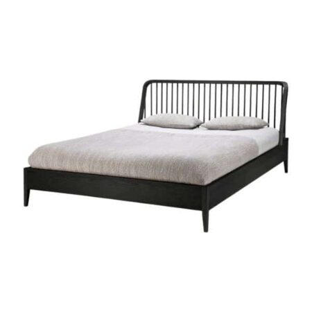 Ethnicraft Spindle Bed Black Oak