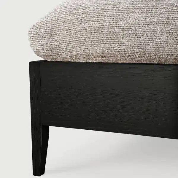 Ethnicraft - Cama de Casal - Oak Black Spindle 5 Ethnicraft Spindle Bed Black Oak