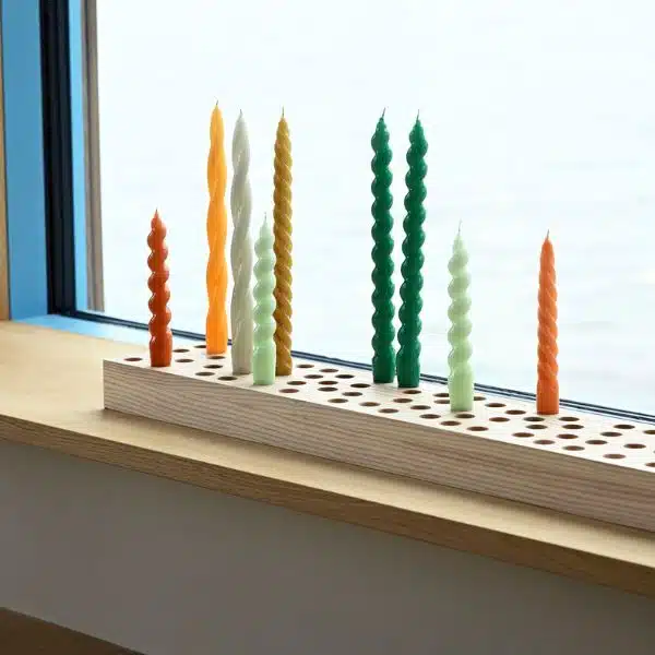 HAY - Velas - Long Mix conj. 6 2 HAY CANDLE-LONG MIX SET OF 6-GREEN DARK ROSE TANGERINE