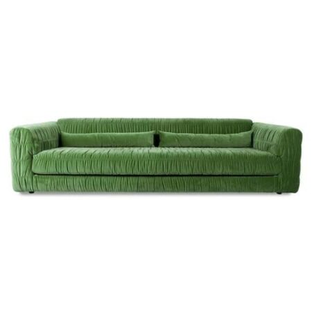 HK LIVING CLUB COUCH Royal Velvet Green