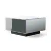 HK LIVING MIRROR BLOCK TABLE CLEAR L