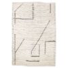 HKLIVING HAND WOVEN COTTON RUG CREAM_CHARCOAL (200X300)