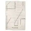 HKLIVING HAND WOVEN COTTON RUG CREAM_CHARCOAL (200X300)