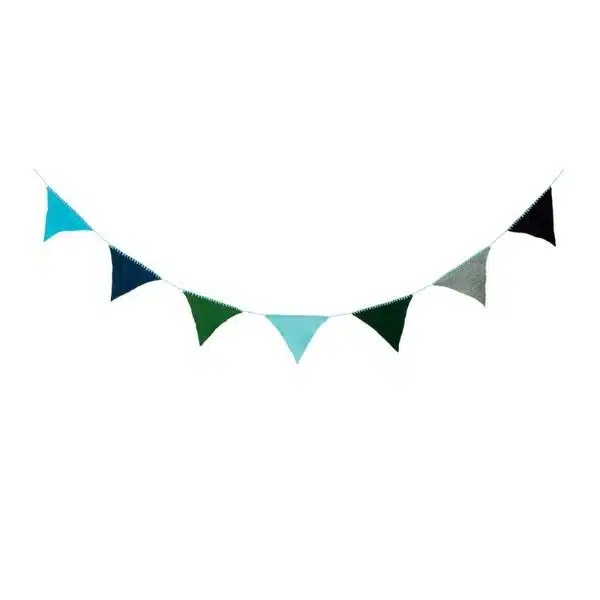 Ferm Living - Bandeiras - Happy Flags Blue 1 Ferm Living - Bandeiras - Happy Flags Blue