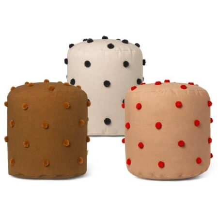 Ferm Living - Dot Tufted Pouf Family