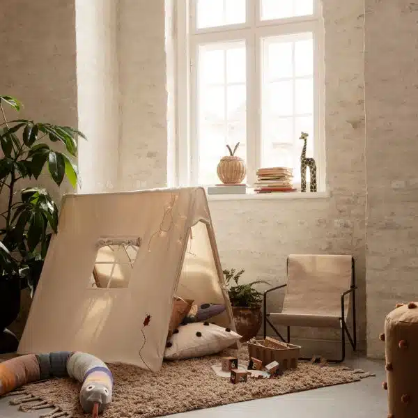 Ferm Living - Tenda Infantil Decorativa 2 Ferm Living Tent with Ladybird Embroidery