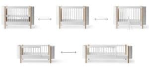 kit junior - Oliver Furniture - Berço - Wood Mini + kit junior white