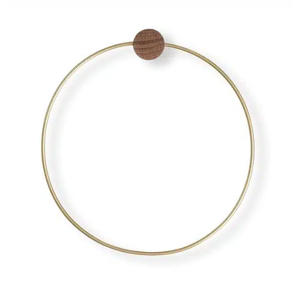 Ferm Living - Toalheiro - Towel Hanger Brass 1 Ferm Living - Toalheiro - Towel Hanger Brass