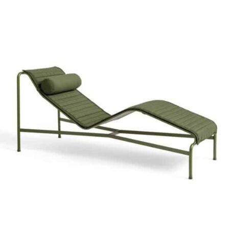 Hay Espreguiçadeira Palissade Chaise Longue Olive