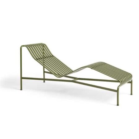 Hay Espreguiçadeira Palissade Chaise Longue Olive