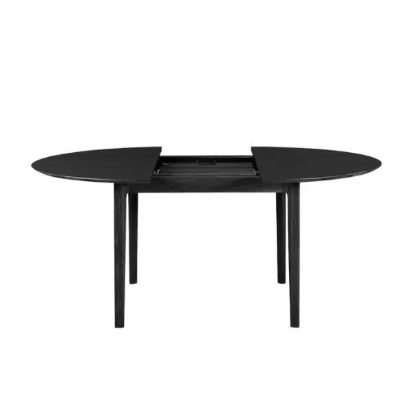 Ethnicraft - Mesa Redonda Extensível - Bok Oak Black 2 Ethnicraft Mesa Redonda Extensível Bok Oak Black (5)