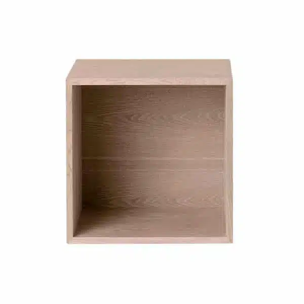Muuto - Estante Stacked Media c/ fundo- Oak 1 Muuto - Stacked Storage System - Module Medium with back oak