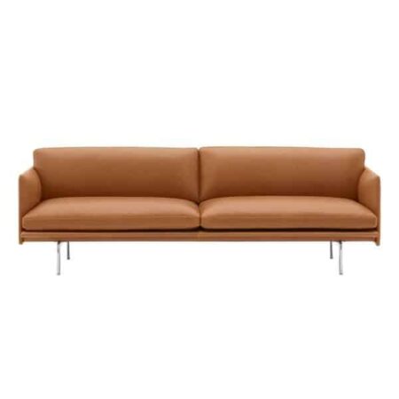 Muuto - Sofá - Outline Leather Cognac