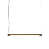 Muuto Fine Suspension Lamp Deep Red 120cm