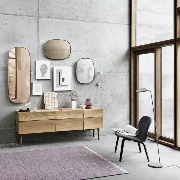 Muuto - Framed Mirror - Large Dark Green 3 Muuto - Framed Mirror -