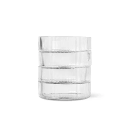 Ferm Living - Taças Ripple - Clear