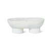 Ferm Living Taça Alza Bowl Mármore Branco