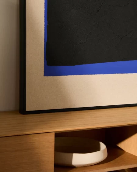 Abstract Paiting Black and Blue