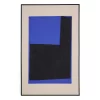 Abstract Paiting Black and Blue