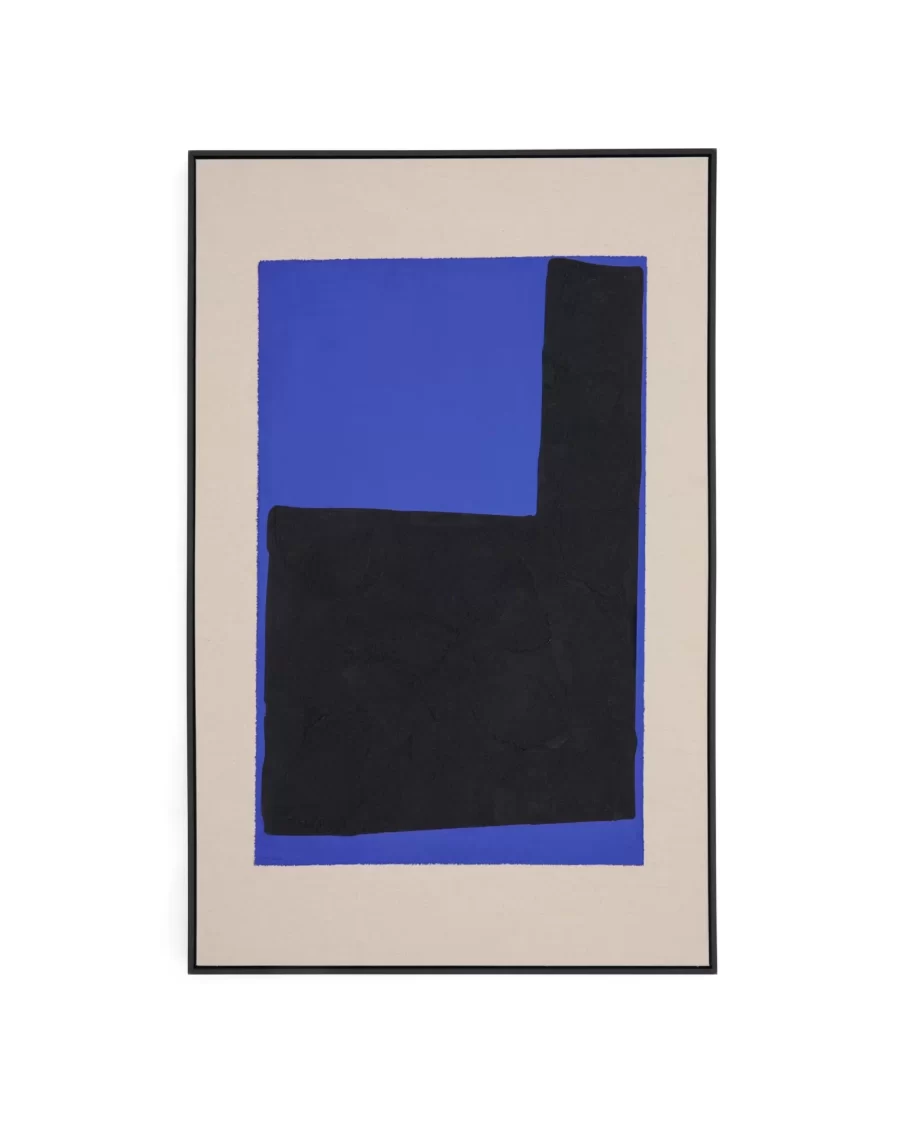 Abstract Paiting Black and Blue
