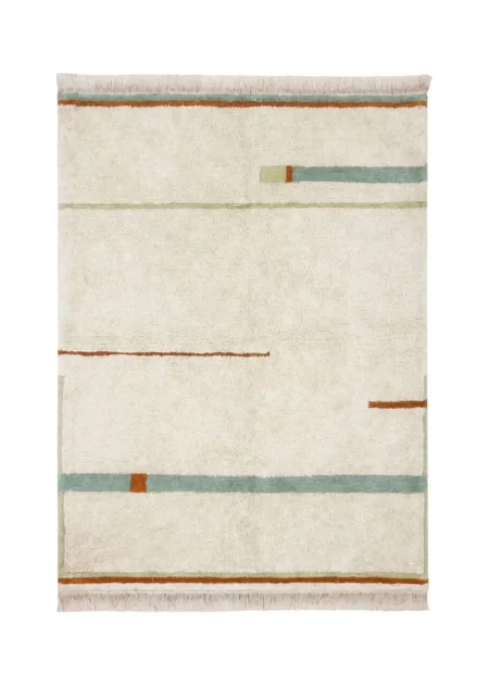 Lorena Canals Tapete Lavável Lanes Vintage Blue