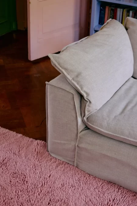 HKLIVING Fluffy Rug Pink 150x240cm