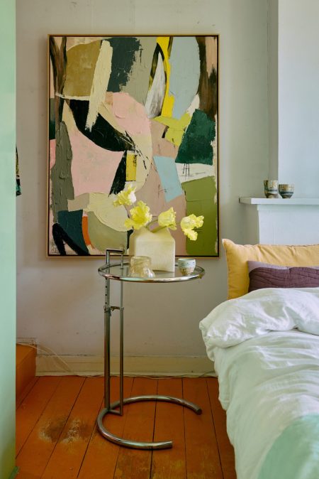 Quadro HKLIVING Colour Cult de grande formato com pinceladas expressivas