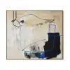 Quadro Framed Artwork Easy Elan da HKLIVING em tela de linho