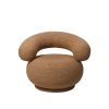 Poltrona Orbo Ferm Living em bouclé Natural