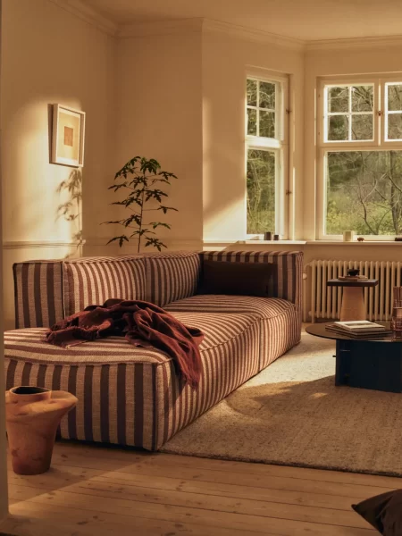 Sofá Catena Louisiana de design orgânico e modular